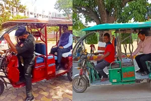 कानपुर: सीएसए में मनाया जा रहा पर्यावरण हितैषी सप्ताह, कुलपति पैदल तो कुलसचिव टेंपो से पहुंचे विश्वविद्यालय