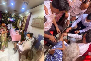 कानपुर: स्वास्थ्य शिविर लगा कर मरीजों के घरों तक पहुंचे डॉक्टर, गंभीर रोगियों को बुलाया हैलट अस्पताल