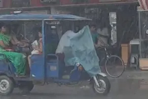 बरेली में बारिश से मौसम हुआ सुहाना, गर्मी से मिली राहत