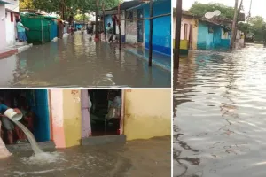 भारी बारिश से तरबतर भोपाल, निचली बस्‍तियों में भरा पानी, जनजीवन बुरी तरह प्रभावित