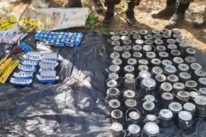 औरंगाबाद पुलिस को मिली बड़ी सफलता, भारी मात्रा में विस्फोटक बरामद