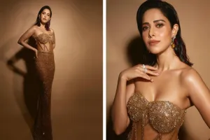 Nushrratt Bharuccha Photos : ऑफ शोल्डर ड्रेस में नुसरत भरूचा ने गिराई बिजलियां, कातिल निगाहें देख फैंस हुए शॉक्ड