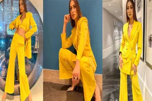 Yellow Pant Suit में राय लक्ष्मी ने दिए Stunning पोज, फोटो देख फैंस बोले- Haayee