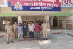 मुरादाबाद: मोबाइल फोन लूटने वाले बाइकर्स गैंग का भंडाफोड़