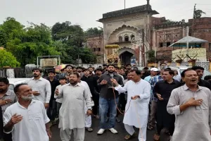 रामपुर : इमामबाड़ा किले से शुरू हुआ जरीह का जुलूस, या अली मौला की सदाओं से गूंजी फिजा