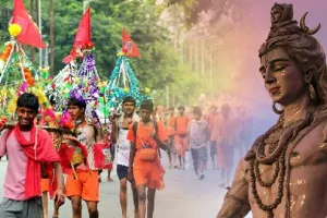 गाजियाबाद : कांवड़ यात्रा को सफल बनाने के लिए पुष्पों की बौछार