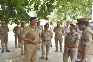 रामपुर : एसपी ने किया महिला थाने का निरीक्षण