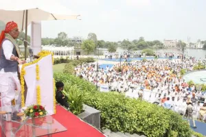 उदयपुर आए रक्षामंत्री राजनाथ सिंह बोले- मोदी के कहने पर रुका था रूस-यूक्रेन युद्ध