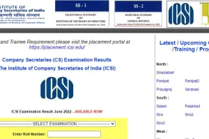 ICSI CS Professional June Results Out: सीएस प्रोफेशनल का रिजल्ट जारी, यहां करें चेक