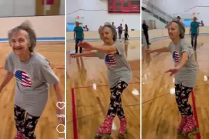 Viral Video: 86 साल की बुजुर्ग महिला ने की स्केटिंग, वीडियो देख आप भी रह जाएंगे हैरान