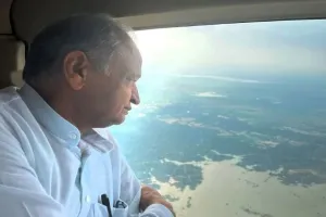 मुख्यमंत्री गहलोत ने करौली जिले में वर्षा प्रभावित क्षेत्रों का किया हवाई सर्वेक्षण