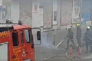 मुंबई में भूमिगत गैस पाइपलाइन में लगी आग, किसी के घायल होने की सूचना नहीं