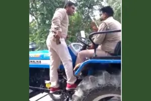 बरेली: खनन में शामिल ट्रैक्टर-ट्राली पकड़ने पर सिपाही से अभद्रता, वीडियो वायरल