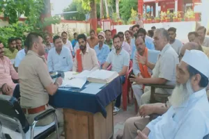 बिजनौर: आगामी त्योहारों को लेकर पुलिस ने की लोगों से सहयोग की अपील