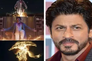 फिल्म ‘ब्रह्मास्त्र’ से लीक हुआ शाहरुख खान का लुक, आग से खेलते नजर आए किंग खान