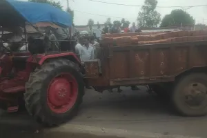 बहराइच : ट्रैक्टर ट्रॉली की टक्कर से साइकिल सवार की मौत