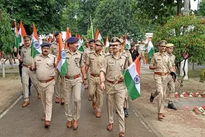 बिजनौर : हर घर तिरंगा फहराने के लिए निकाली जागरूकता रैली, डीआई और एसपी रहे शामिल