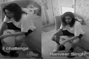 दीपिका पादुकोण ने रणवीर सिंह को दिया  ‘सॉक्स चैलेंज’, कहा- इसे बीट करके दिखाओ