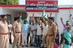 अयोध्या: राकेश टिकैत की गिरफ्तारी से आक्रोशित भाकियू ने घेरा एसएसपी कार्यालय