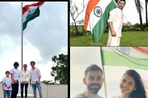 बॉलीवुड में Independence Day की धूम, Akshay Kumar समेत कई सेलेब्स ने तिरंगा लहरा कर फैंस को दी बधाई