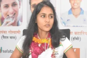 कॉमनवेल्थ की रजत पदक विजेता प्रियंका गोस्वामी का मेरठ में हुआ जोरदार स्वागत