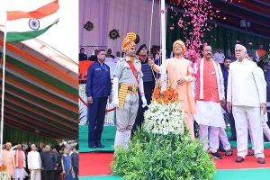 आजादी के जश्न में डूबी राजधानी, नौ बजते ही 52 सेकेंड के लिये ठहर गया ट्रैफिक