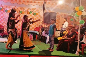 मुरादाबाद : बंदियों के बच्चों ने राधा-कृष्ण का वेश धारण कर मोहा सबका मन