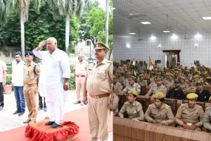 अयोध्या: तिरंगा यात्रा निकाल होमगार्ड जवानों ने दिया देशभक्ति का संदेश