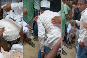 सोचा होगा मस्त चिकन पार्टी करेगा!.. तीसरी शादी करने पहुंचे दूल्हे को पब्लिक ने बनाया मुर्गा, देखें Video