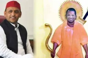 योगी के मंदिर पर अखिलेश का तंज, कहा- मुख्‍यमंत्री जी बताएं भूमाफिया पर वो कार्रवाई करेंगे या दिल्ली से विशेष दस्ता आएगा