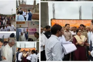 योगी के तीन मंत्रियो ने परखी उन्नाव में विकास की हकीकत, 50 शैय्या हॉस्पिटल का किया निरीक्षण