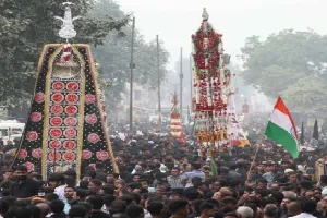 चेहल्लुम :480 किमी पैदल सफर तयकर राजधानी पहुंचे हुसैन के चाहने वाले