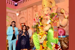 एक्टर मुकेश जे भारती और मंजू भारती ने किए गणपति बप्पा के दर्शन, मांगी खुशहाली की दुआएं