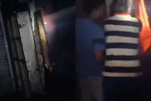 बहराइच: दुकान में अज्ञात कारणों से लगी आग, लाखों का हुआ नुकसान