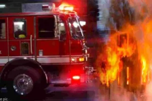 प्रयागराज में बड़ा हादसा, शोरूम में लगी आग, बुझाने में लगे फायर फाइटर