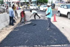 गरमपानी: दस लाख रुपये से अधिक का पेचवर्क एक सप्ताह में ही दे गया जवाब