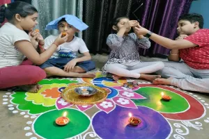 भाईदूज: भाइयों के माथे पर तिलक सजाकर बहनों ने लिया आजीवन रक्षा का वचन