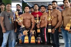 बरेली: शादाब अहमद खान बने मिस्टर यूपी ओवरऑल चैंपियन