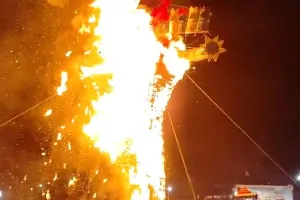 बरेली: शहर में जगह-जगह रावण के पुतले का दहन, जमकर लगे जय श्रीराम के जयकारे