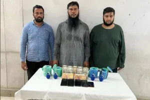 आतंकी हमले की साजिश रचने के आरोप में तीन गिरफ्तार, चार ग्रेनेड समेत कई समान बरामद