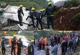 चमोली: थराली तहसील के पैनगढ़ गांव में दरकी पहाड़ी, चार की मौत