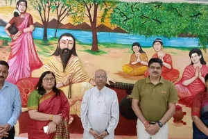 लखनऊ विश्वविद्यालय:अभिनवगुप्त म्यूरल वॉल का हुआ अनावरण