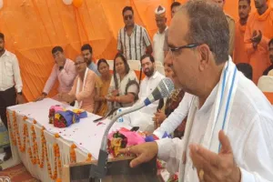 बाराबंकी में बोले भूपेंद्र चौधरी- हमारी सरकार आने से पहले यूपी दंगों की आग में झुलस रहा था