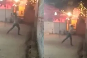 हमीरपुर: देवी पंडाल के बाहर चस्पा पोस्टर पर युवक ने उतारी खुन्नस, पुलिस ने दबोचा