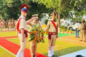 बहराइच: पुलिस स्मृति दिवस पर शहीदों को याद कर जवानों की आंखें हुईं नम