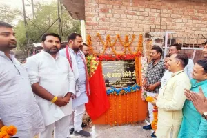 बांदा: नवनिर्मित सीसी सड़कों का सदर विधायक ने किया लोकार्पण