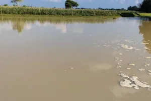 शाहजहांपुर: कीलापुर में करोड़ों की लागत से बने तटबंध में हो रहा कटान