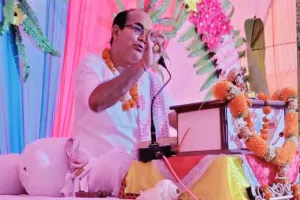 कथा श्रवण से होता है भक्ति का उदय :दिनेशाचार्य 