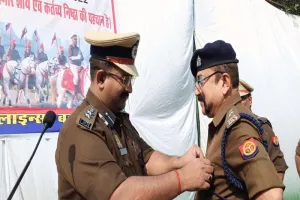 बहराइच: पुलिस लाइन में मनाया गया पुलिस झंडा दिवस