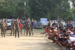 सेना भर्ती: 1732 ने कराई कागजात की जांच, लगाई दौड़